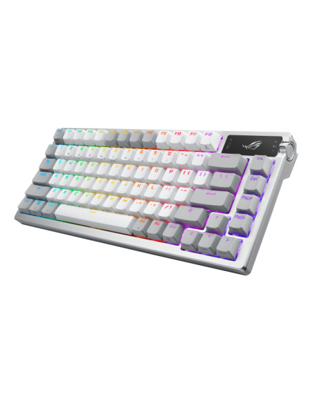 ASUS ROG Azoth tastiera Gaming USB + RF Wireless + Bluetooth QWERTY Italiano Bianco