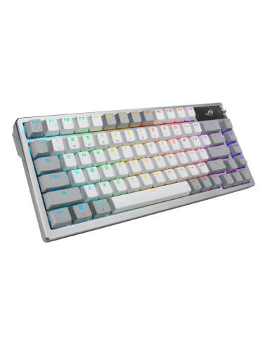ASUS ROG Azoth tastiera Gaming USB + RF Wireless + Bluetooth QWERTY Italiano Bianco