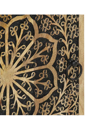 Credenza 40x33x110 cm in Legno Massello di Mango