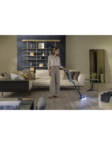 Hoover HF201P 011 Aspirapolvere elettrica Batteria Secco EPA Senza sacchetto 1 L 195 W Blu