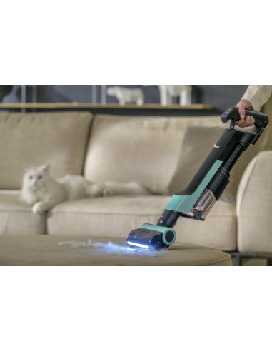 Hoover HF201P 011 Aspirapolvere elettrica Batteria Secco EPA Senza sacchetto 1 L 195 W Blu