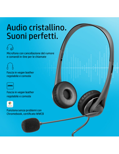 HP Cuffie stereo USB G2