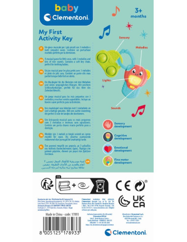 Baby My First Activity Key sonaglio