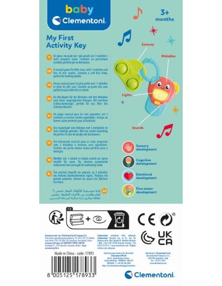 Baby My First Activity Key sonaglio