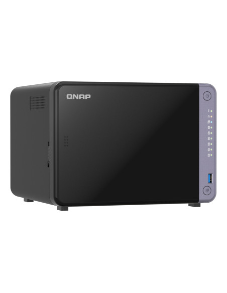 QNAP TS-632X-4G server NAS e di archiviazione Tower Alpine Alpine AL-524 4 GB DDR4 QNAP QTS Nero