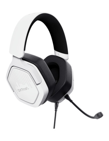 Trust GXT492W Carus Auricolare Cablato A Padiglione Gaming Bianco