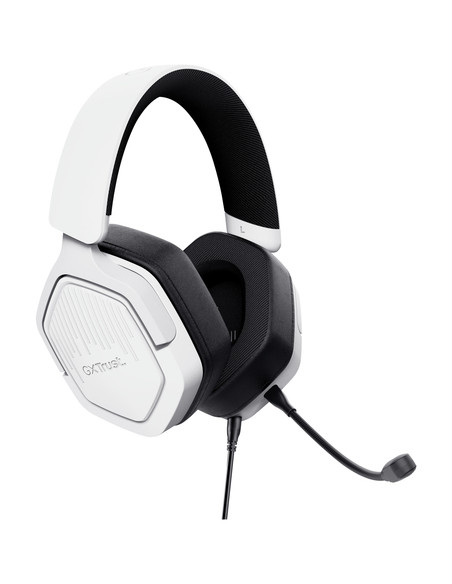 Trust GXT492W Carus Auricolare Cablato A Padiglione Gaming Bianco