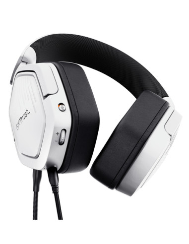 Trust GXT492W Carus Auricolare Cablato A Padiglione Gaming Bianco