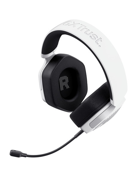 Trust GXT492W Carus Auricolare Cablato A Padiglione Gaming Bianco