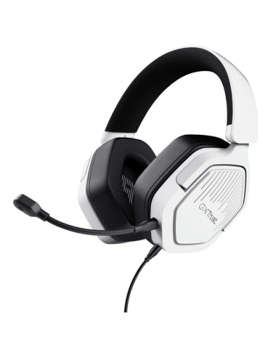 Trust GXT492W Carus Auricolare Cablato A Padiglione Gaming Bianco