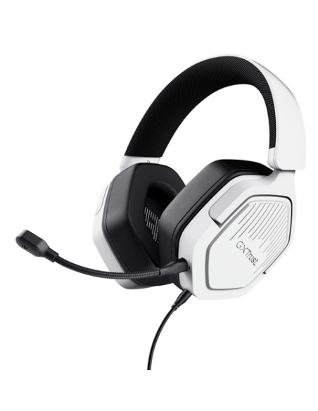 Trust GXT492W Carus Auricolare Cablato A Padiglione Gaming Bianco