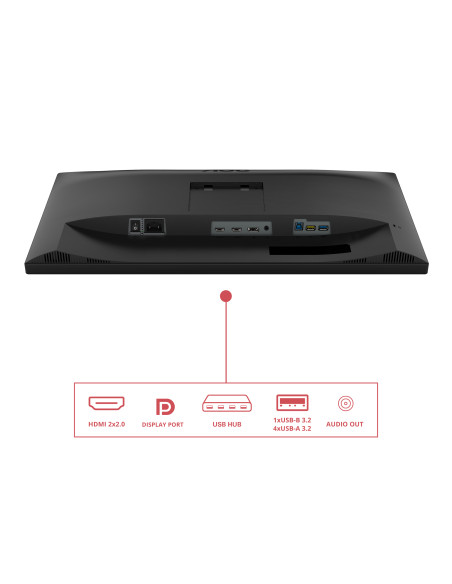 AOC E3 U27E3UF Monitor PC 68,6 cm (27") 3840 x 2160 Pixel 4K Ultra HD LED Nero