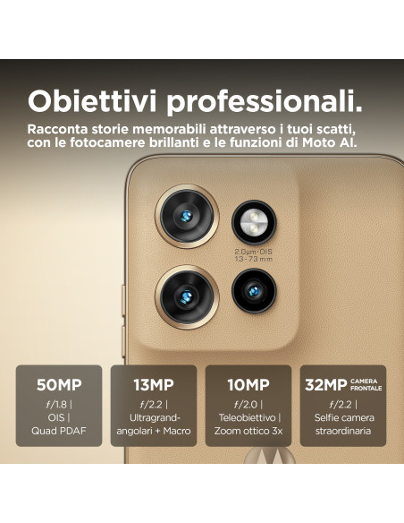Motorola edge 50 Neo 16,1 cm (6.36") Doppia SIM Android 14 5G USB tipo-C 8 GB 256 GB 4310 mAh Crema