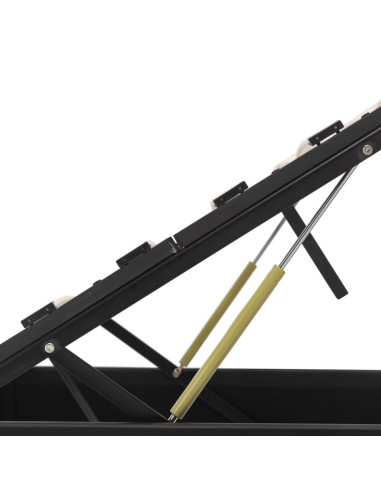 Giroletto Contenitore Idraulico Grigio Similpelle 140x200cm