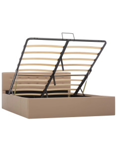 Giroletto Idraulico Contenitore Cappuccino Similpelle 140x200cm