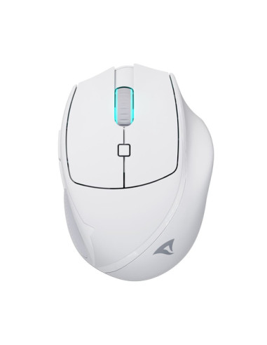 SHARKOON MOUSE WIRELESS OFFICEPAL, ERGONOMICO, BIANCO