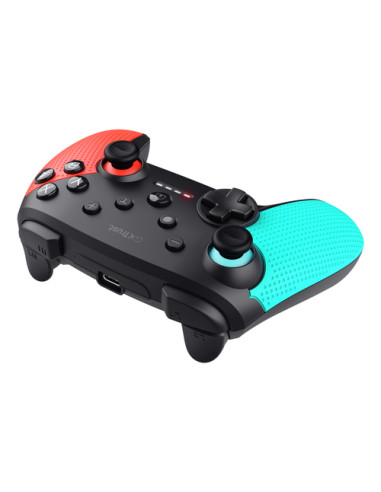 Trust GXT 1246B Muta Nero, Blu, Rosso Bluetooth Gamepad Nintendo Switch, Nintendo Switch Lite