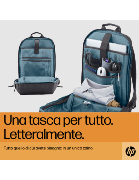 HP Zaino per laptop da 15,6" Travel 18 litri Iron Grey