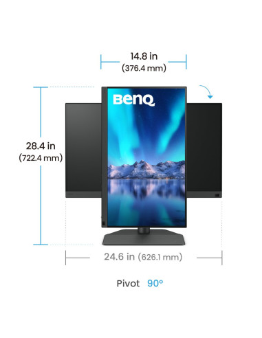 BenQ SW242Q Monitor PC 61,2 cm (24.1") 2560 x 1600 Pixel WQXGA LED Nero