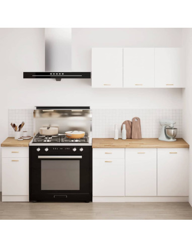 Piano di Lavoro Cucina 40x63,5x4 cm Legno Massello Rovere