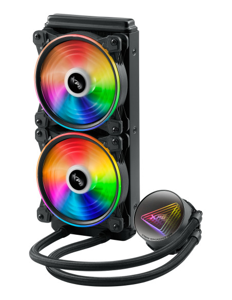 XPG LEVANTE X 240 Processore Kit di raffreddamento a liquido 12 cm Nero