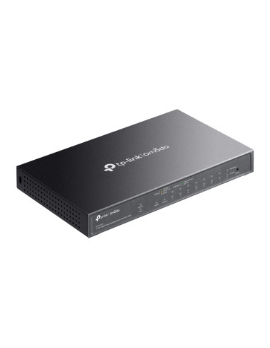 TP-Link Omada ES210GMP switch di rete Gestito Gigabit Ethernet (10/100/1000) Supporto Power over Ethernet (PoE) Nero