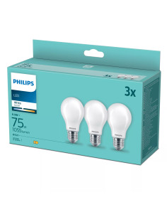 Philips Lampadina smerigliata a filamento 75 W A60 E27 x3 2
