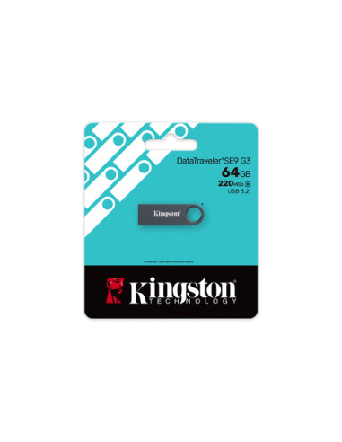 Kingston Technology DataTraveler 64GB SE9 G3 - Nichel scuro