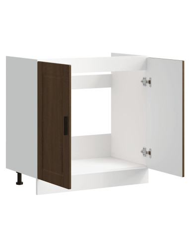 Mobile base lavello Porto Rovere Marrone 80x46x81,5 cm