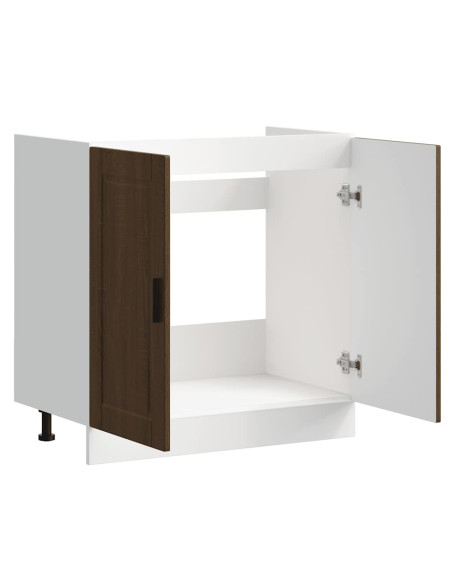 Mobile base lavello Porto Rovere Marrone 80x46x81,5 cm