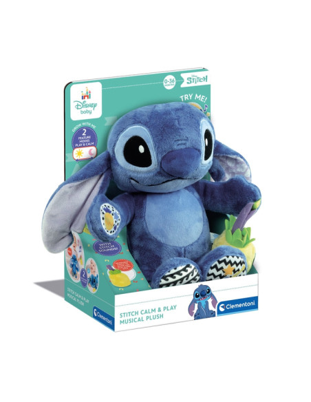 Clementoni Disney Baby Stitch Calm & Play Musical Plush