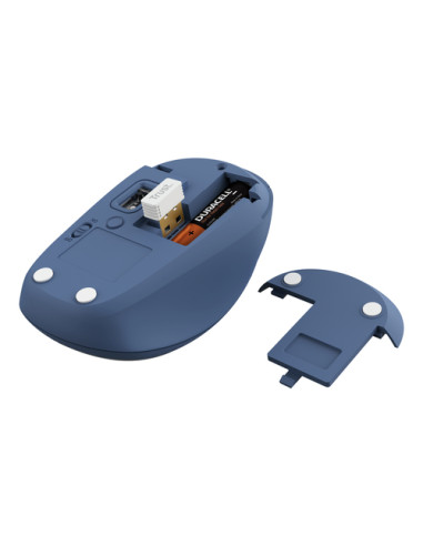 Trust Yvi+ mouse Universale Ambidestro RF senza fili + Bluetooth Ottico 1600 DPI