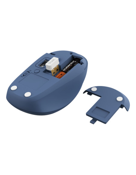 Trust Yvi+ mouse Universale Ambidestro RF senza fili + Bluetooth Ottico 1600 DPI