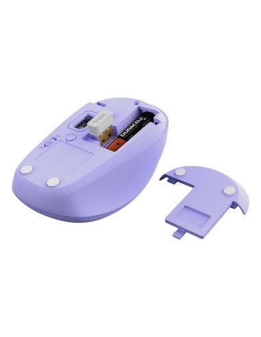 Trust Yvi+ mouse Universale Ambidestro RF senza fili + Bluetooth Ottico 1600 DPI
