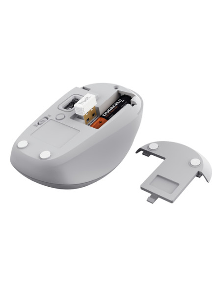 Trust Yvi+ mouse Universale Ambidestro RF senza fili + Bluetooth Ottico 1600 DPI