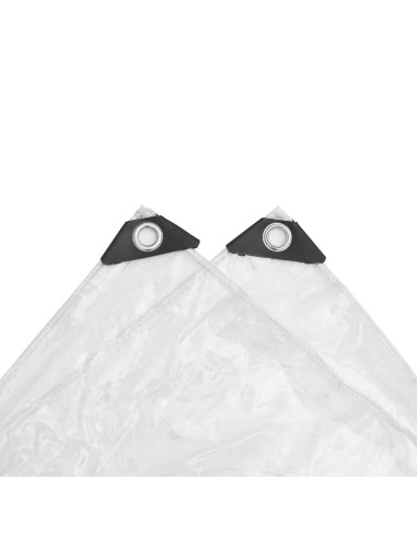 Telone Trasparente con Occhielli 6x12 m in PVC