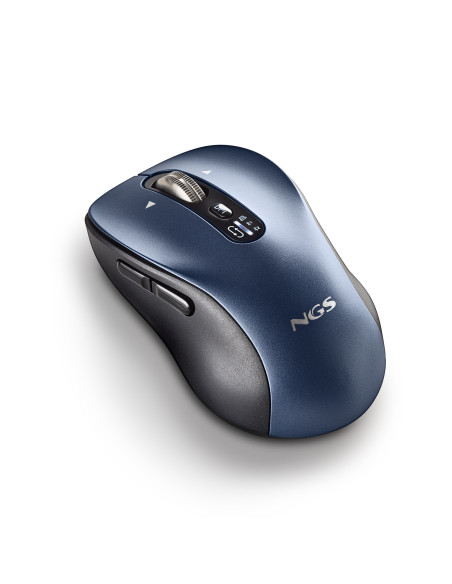 NGS INFINITY RB mouse Ufficio Ambidestro RF senza fili + Bluetooth Ottico 3200 DPI