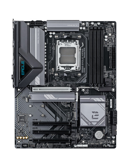 GIGABYTE B850 EAGLE WIFI6E Scheda Madre - CPU AMD Ryzen Serie 9000, VRM digitale 8+2+2 fasi, fino a 8200MHz DDR5 (OC), 1xPCIe 5.