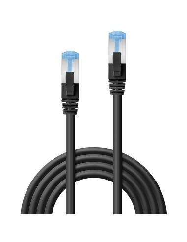 Lindy 47176 cavo di rete Nero 0,5 m Cat6a S/FTP (S-STP)
