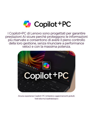 Lenovo ThinkPad X9-14 Gen 1 Copilot+ PC Intel Core Ultra 7 258V Computer portatile 35,6 cm (14") WUXGA 32 GB LPDDR5x-SDRAM 1 TB 