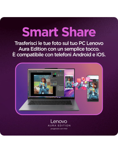 Lenovo ThinkPad X9-14 Gen 1 Copilot+ PC Intel Core Ultra 7 258V Computer portatile 35,6 cm (14") WUXGA 32 GB LPDDR5x-SDRAM 1 TB 