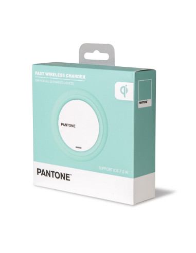 Celly PT-WC001L Caricabatterie per dispositivi mobili Universale Ciano USB Carica wireless Interno