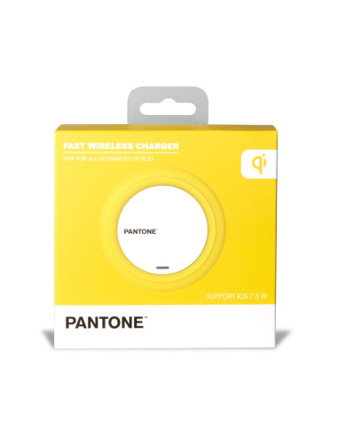 Celly PT-WC001Y Caricabatterie per dispositivi mobili Universale Giallo USB Carica wireless Interno