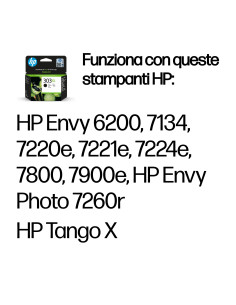 HP Cartuccia di inchiostro nero originale ad alta capacità 303XL 2