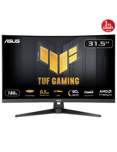 ASUS TUF Gaming VG32WQ3B Monitor PC 80 cm (31.5") 2560 x 1440 Pixel Quad HD LED Nero