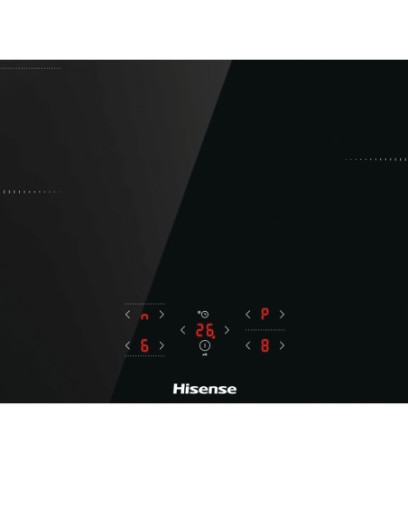 Hisense HI8421BSC Nero Da incasso 80 cm Piano cottura a induzione 4 Fornello(i)
