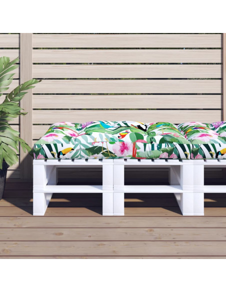 Cuscino per Pallet Multicolore 120x80x12 cm in Tessuto