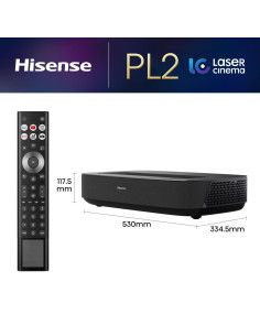 Hisense Laser TV PL2 Proiettore a raggio ultra corto 2700 ANSI lumen DLP UHD 4K (3840x2160) Compatibilità 3D Nero 2