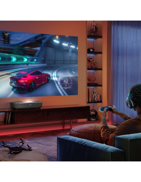 Hisense Laser TV PL2 Proiettore a raggio ultra corto 2700 ANSI lumen DLP UHD 4K (3840x2160) Compatibilità 3D Nero