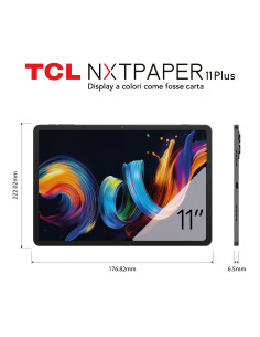 TCL NXTPAPER 11 Plus Mediatek 256 GB 29,2 cm (11.5") 8 GB Wi-Fi 5 (802.11ac) Android 15 Grigio 2